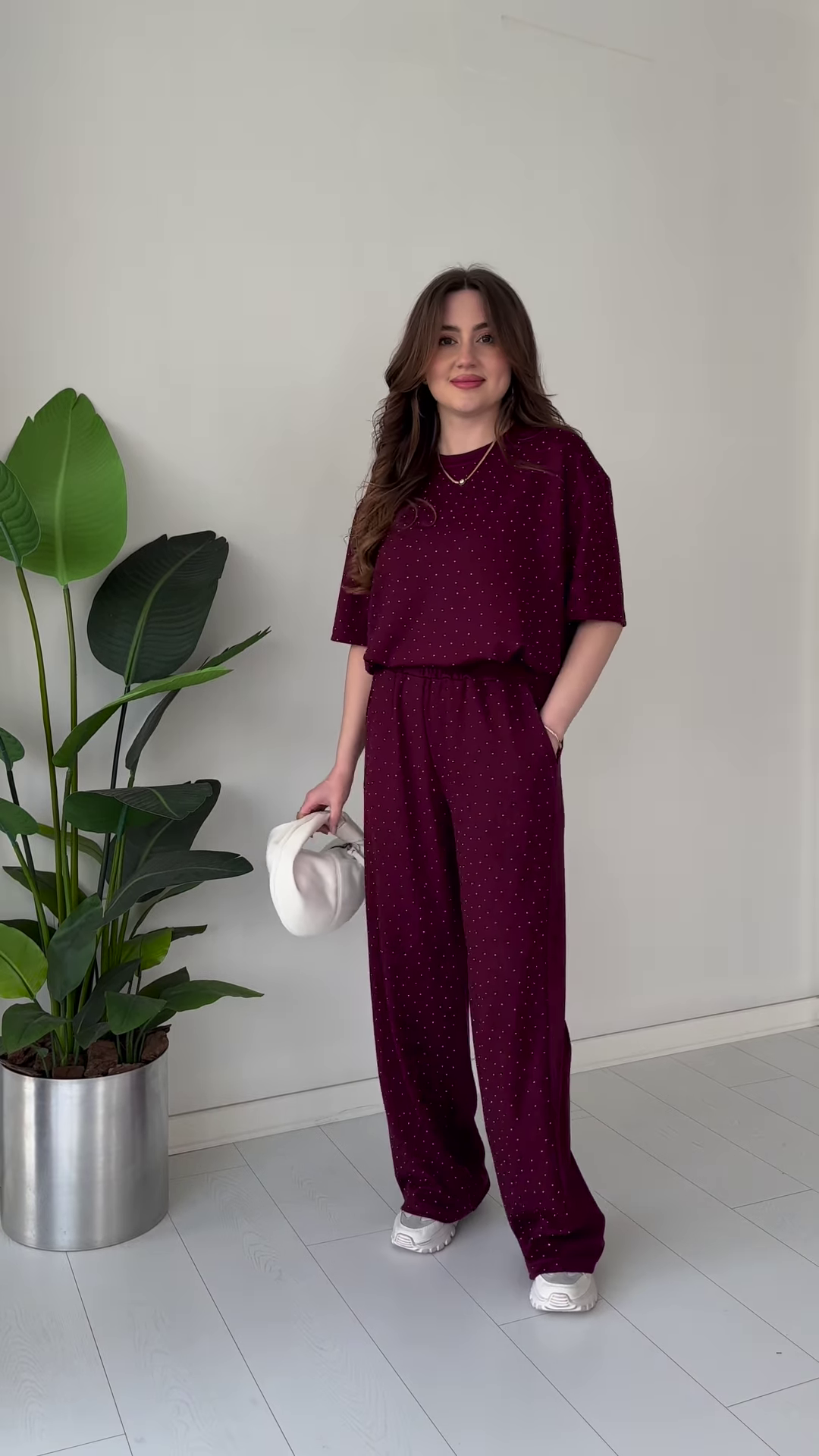Navy Blue Polka Dot Co-ord Set – 3 Color Options Available