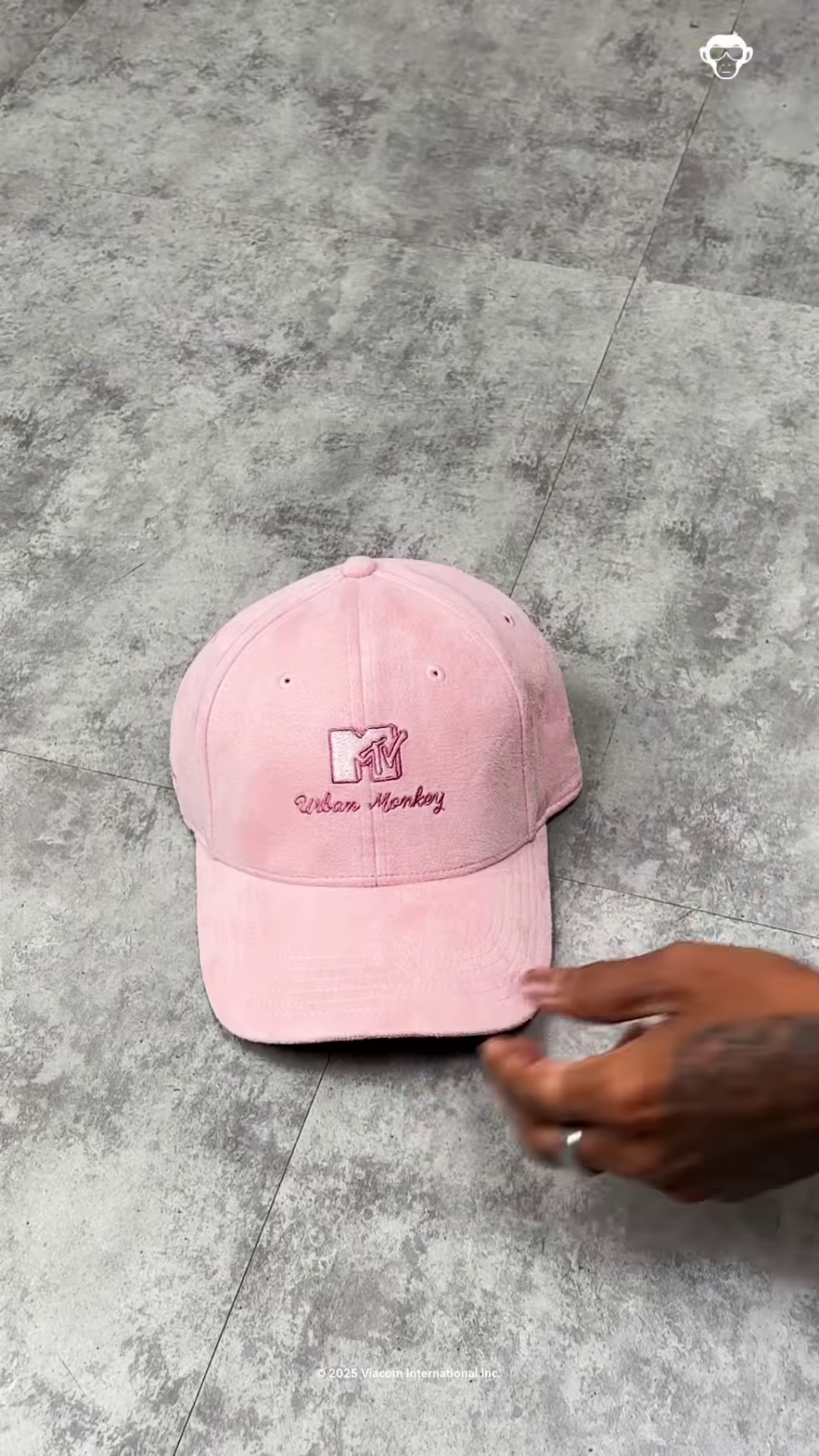 Two-Tone Baseball Cap with Bold Front Embroidery
