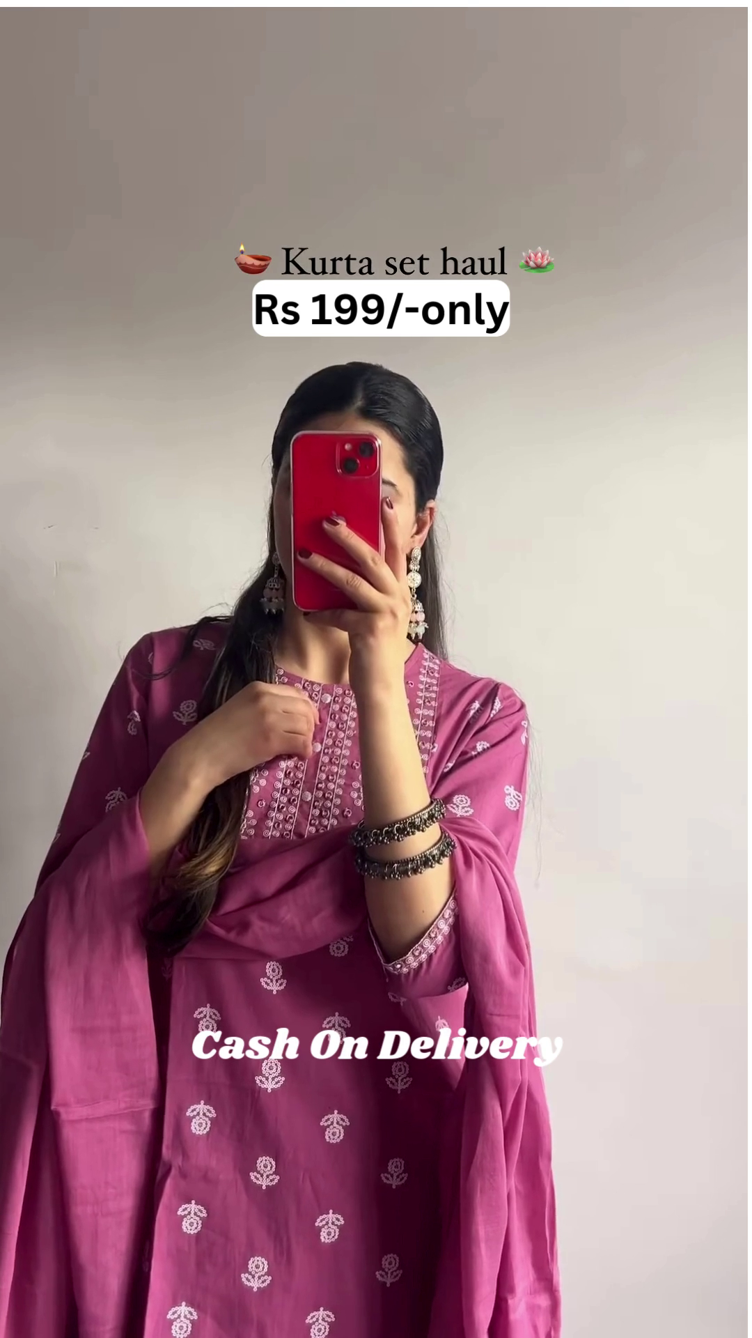 🌼 Traditional Printed Kurta Set – Mustard Yellow | 5 Colors Available | Only ₹199 🌼