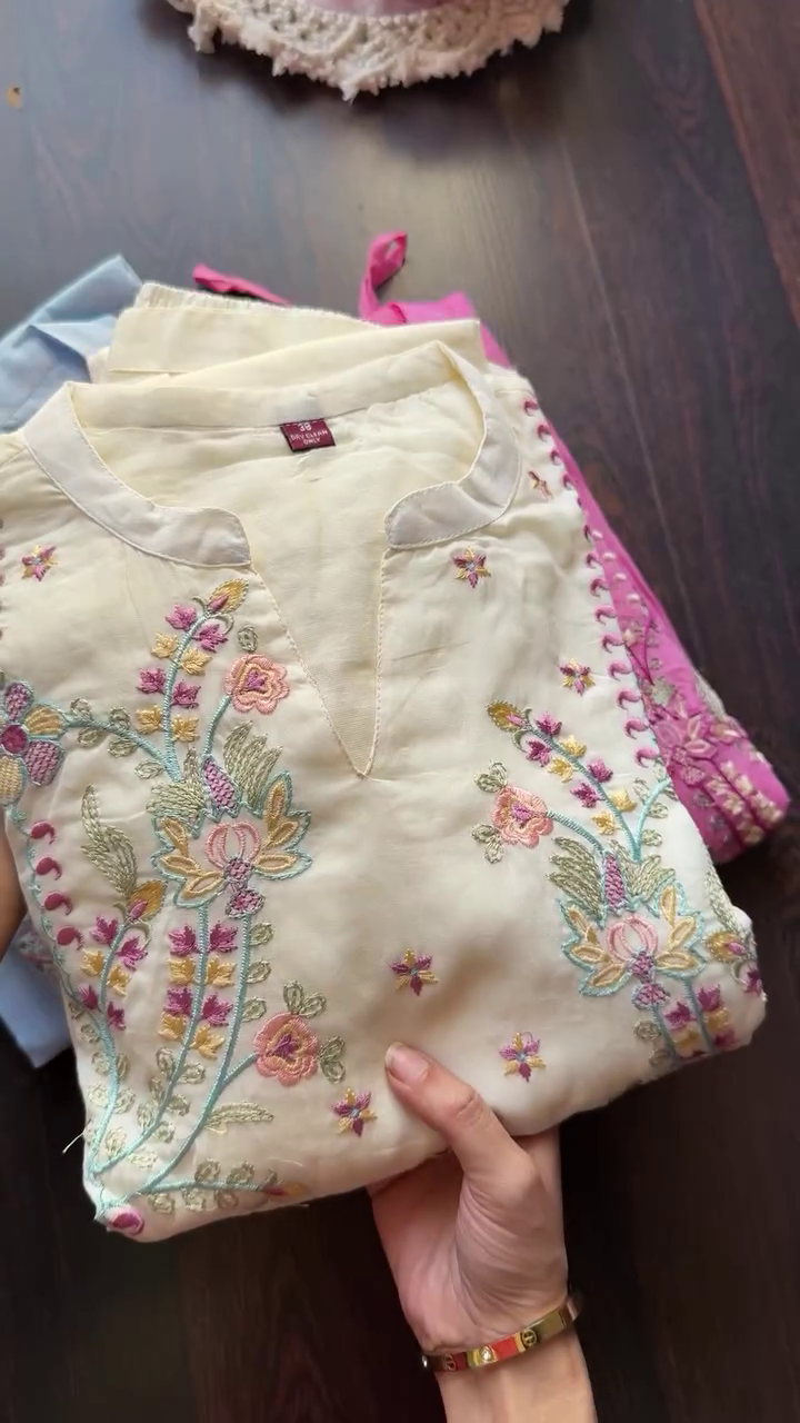 Pastel Embroidered Cotton Kurtas – Soft Everyday Elegance