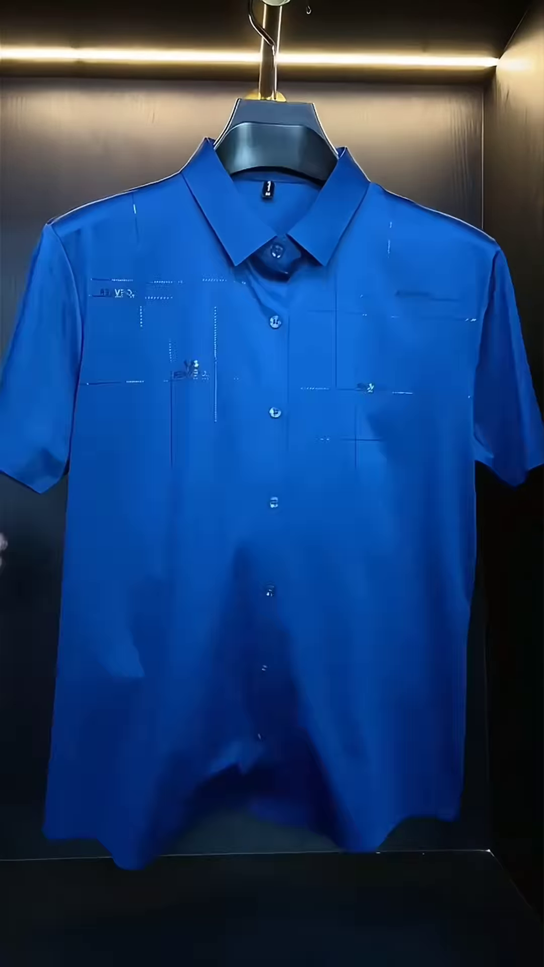 💎 Sapphire Glow Minimal Shirt