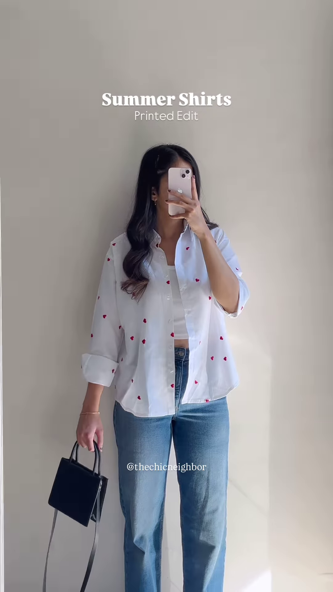 Sweetheart Summer Vibes in White, Cherry Red & Indigo Denim 🍒💙☀️