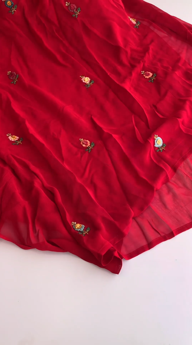 Lace & Elegance: Black, White & Red Cotton Kurti Designs with Lace Accents