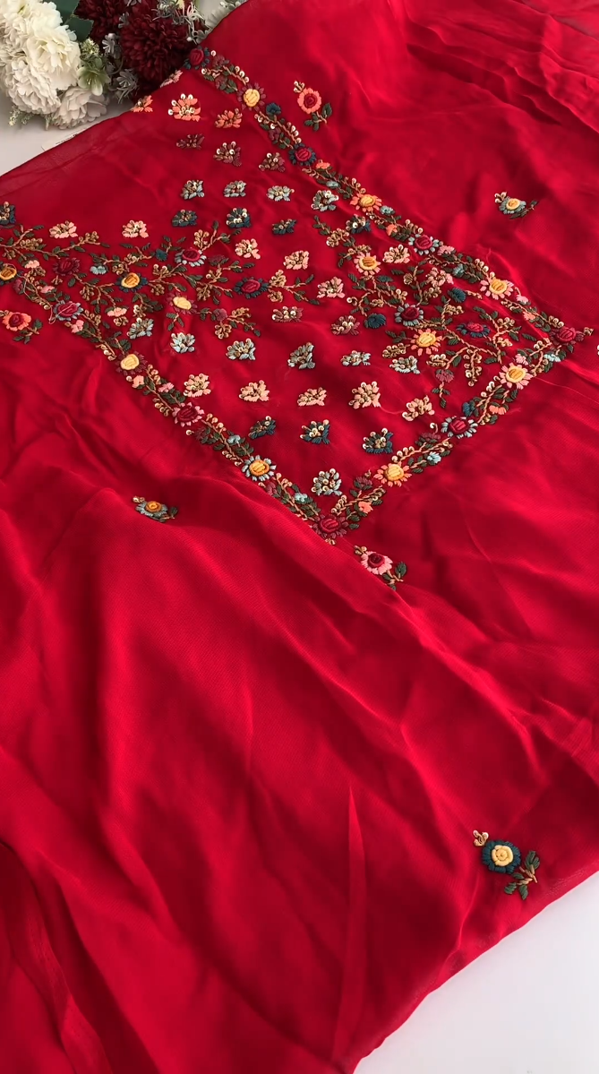 Lace & Elegance: Black, White & Red Cotton Kurti Designs with Lace Accents