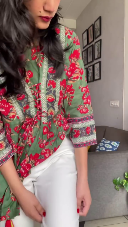 WHITE COTTON TROUSER