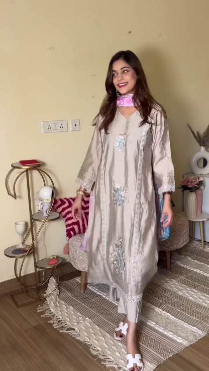 Bountiful Floral Printed Cotton Kurti in White, Yellow, Blue, and Purple