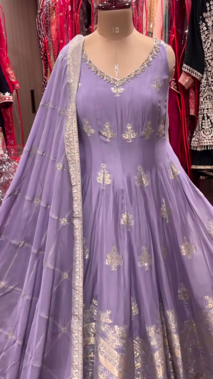 Onion Pink Luxury Kurti – A Statement of Sophistication