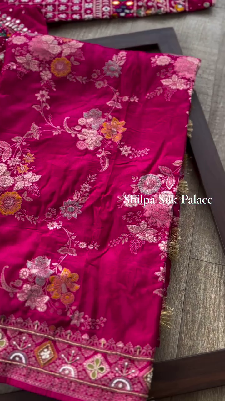 Pure Gajji Silk Lehenga with Pure Gajji Silk Dupatta and Exquisite Gotapatti Work – A Heritage of Elegance