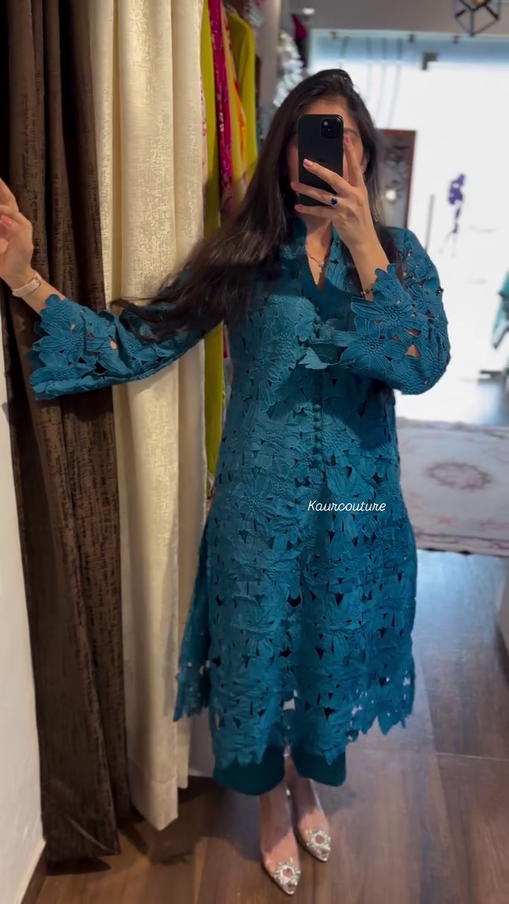 Chic Multi-Color Lace Top – A Fusion of Elegance and Vibrancy