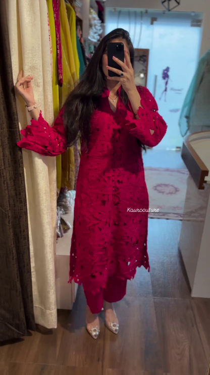 Chic Multi-Color Lace Top – A Fusion of Elegance and Vibrancy