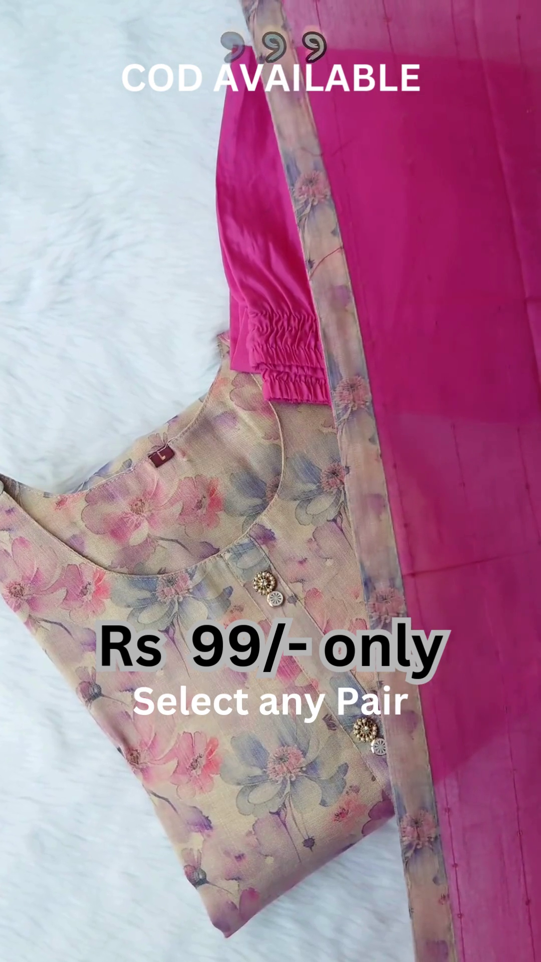 Stitched Cotton Silk Kurta, Bottom & Duppata Forest Green (3 Piece Set )