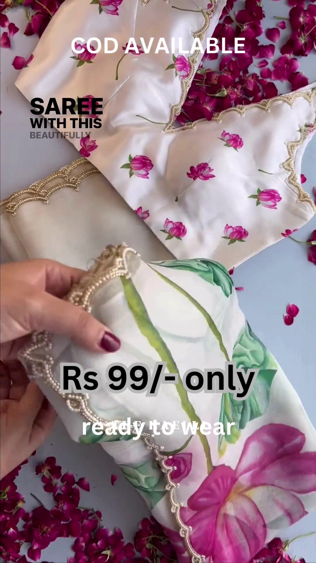 Sufi White and Pink Organza Silk Saree – A Whisper of Elegance
