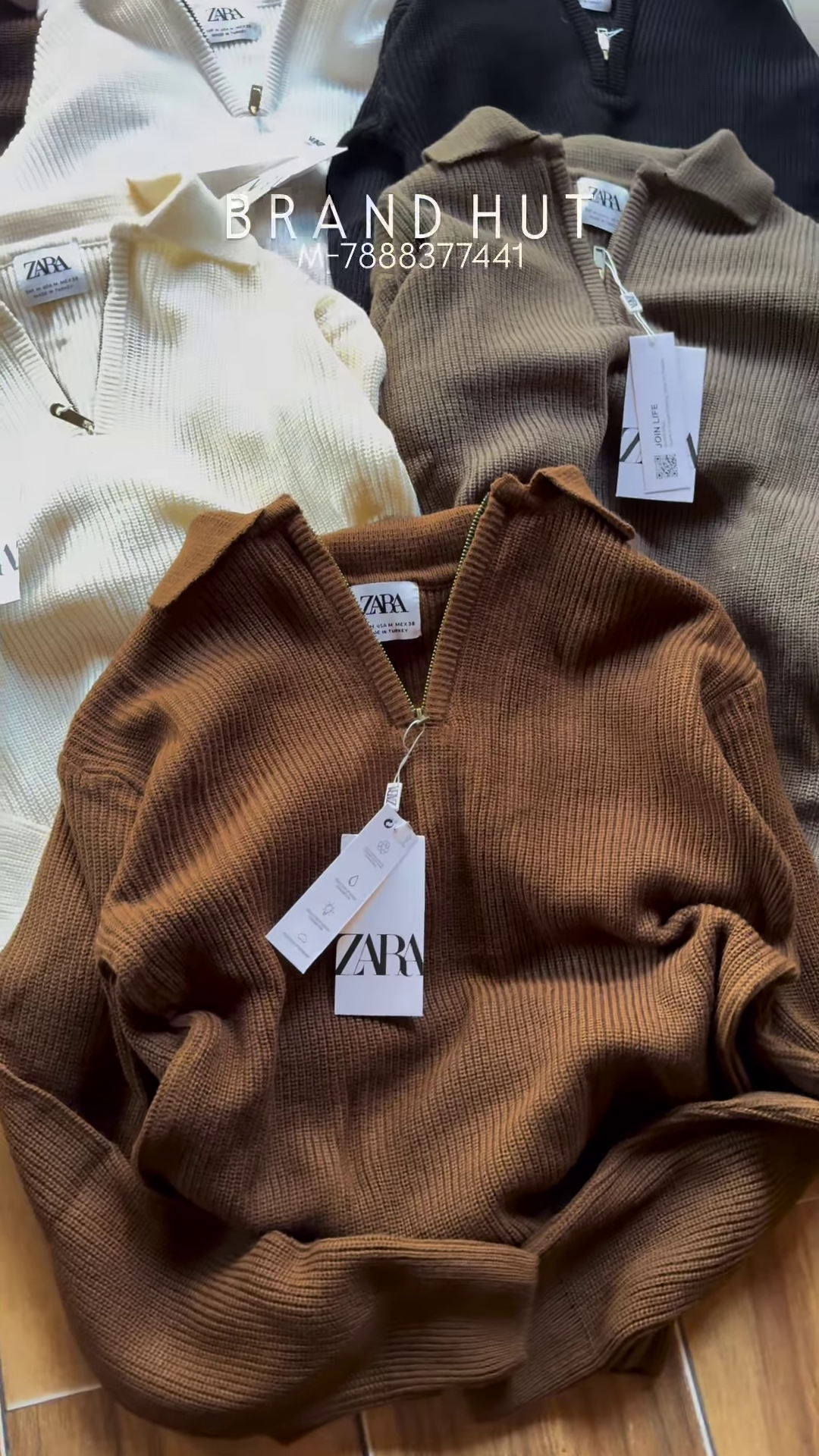 Branded Multicolor Sweater – Soft, Stylish, and Vibrant