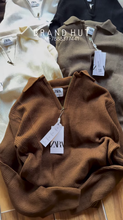 Branded Multicolor Sweater – Soft, Stylish, and Vibrant