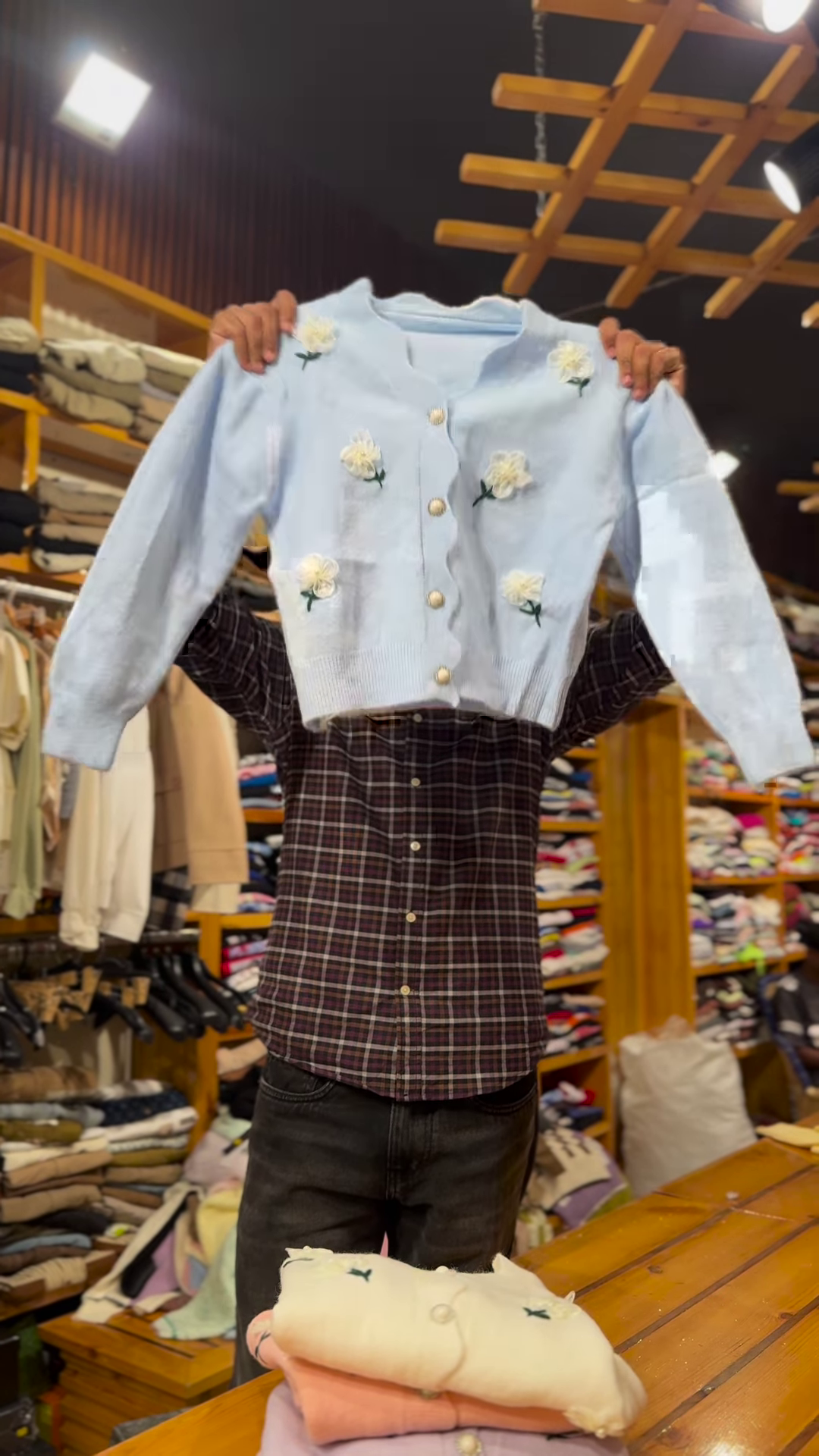 Imported Embroidered Sweater – Elegant Warmth Redefined
