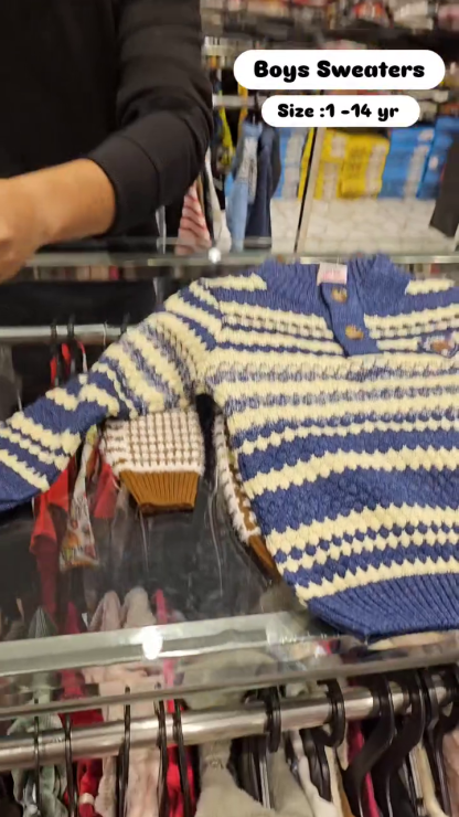 Adorable Multicolor Baby Sweater – Cozy and Stylish