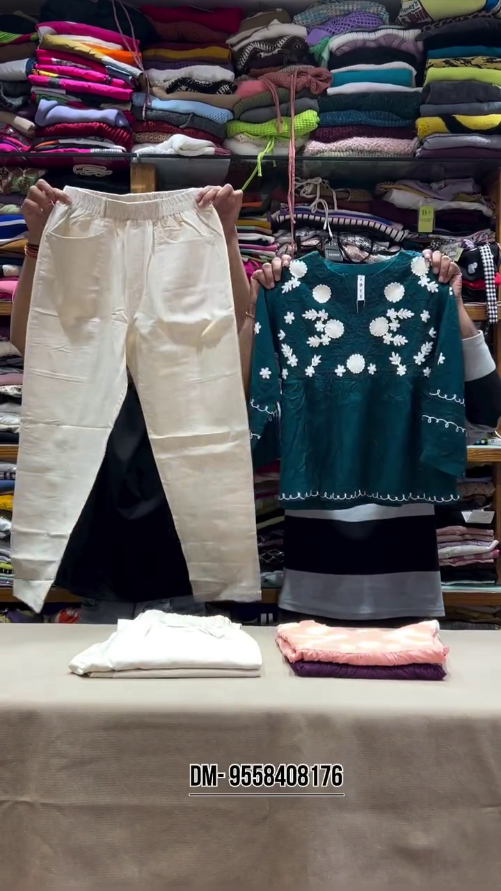 Vibrant & Stylish Colorful Skirt-Top Pair
