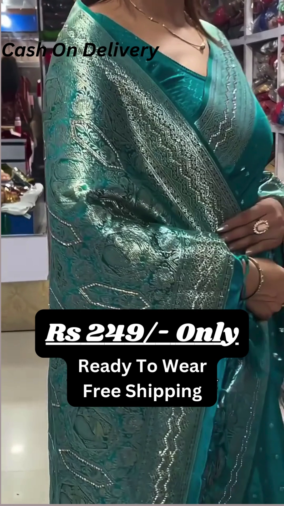 Kanjivaram Bandhani Saree – A Regal Fusion of Tradition and Artistry