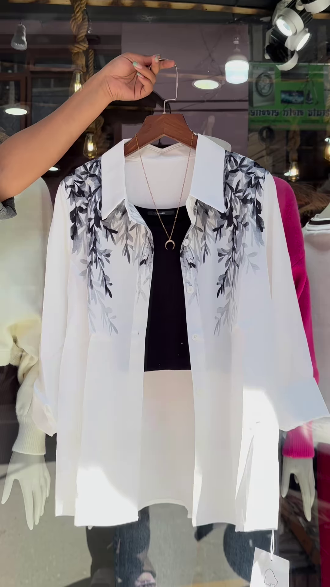 🌿 Elegant Floral Embroidered Shirt – Available in 3 Colors! 🌿