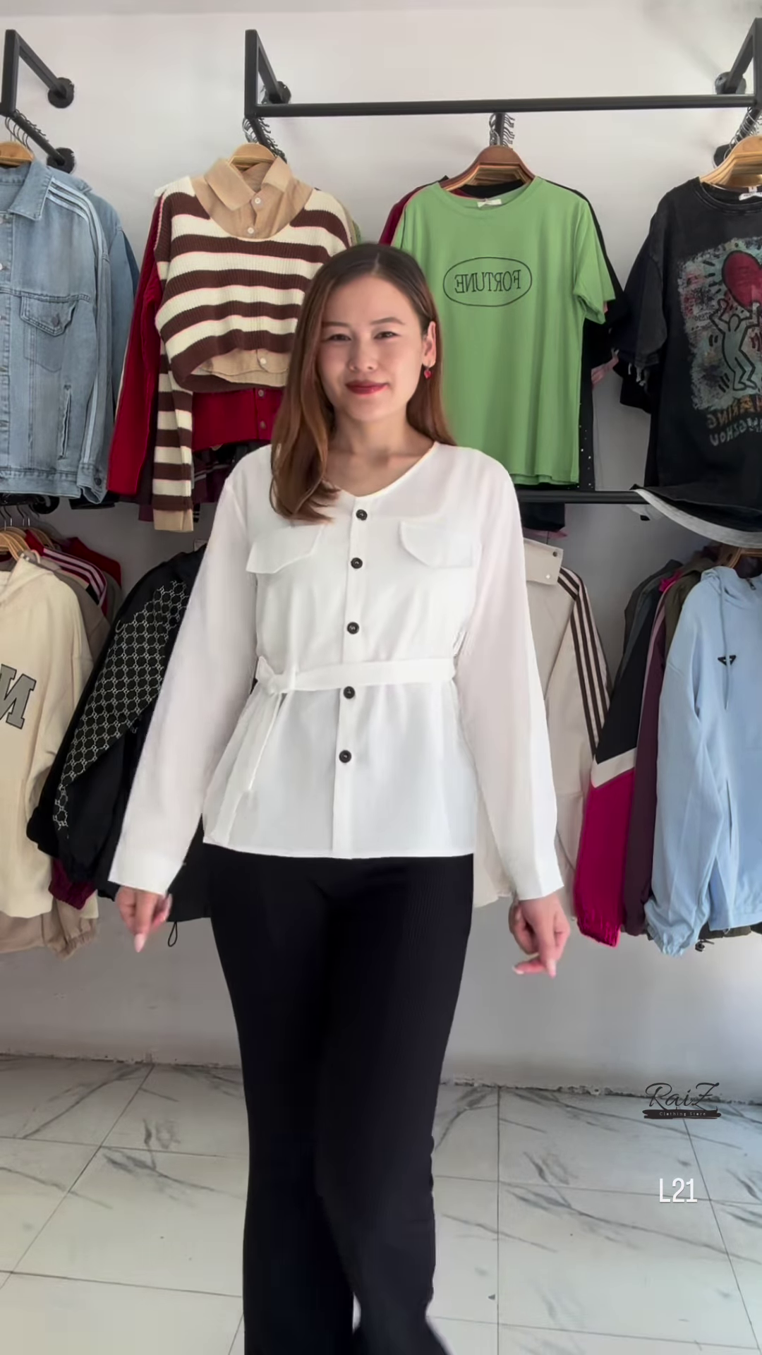 🧡 Chic Button-Up Blouse – Available in 5 Colors! 🧡