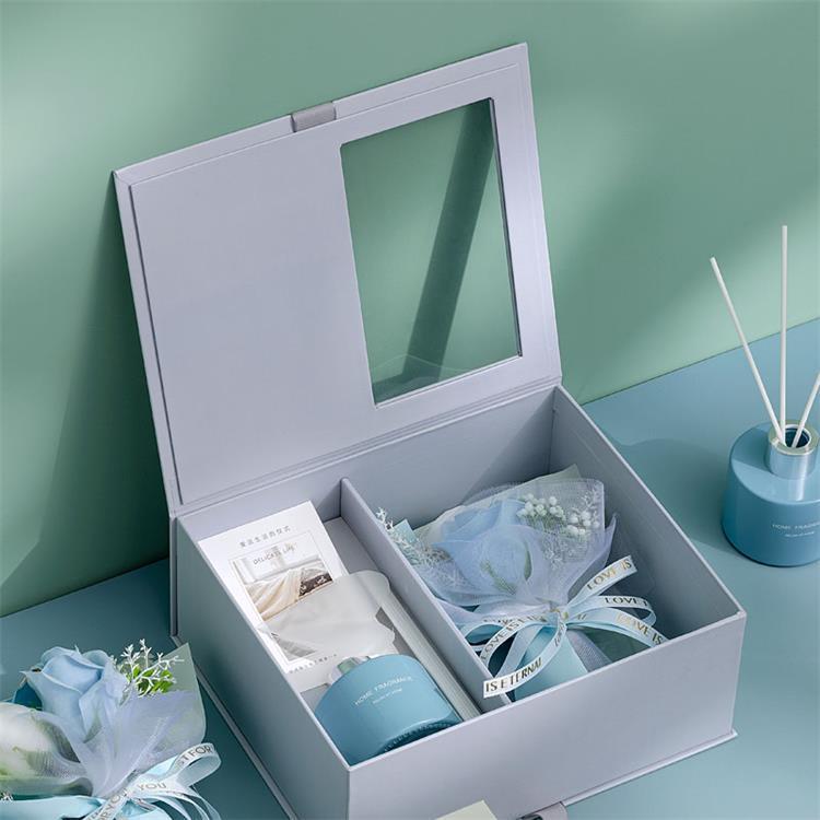 [SG] I Love You Gift Box w/Romantic Scented Candle Flower Bouquet Mother's Day Fragrance Essential Oil Girlfriend Wife-HOMA