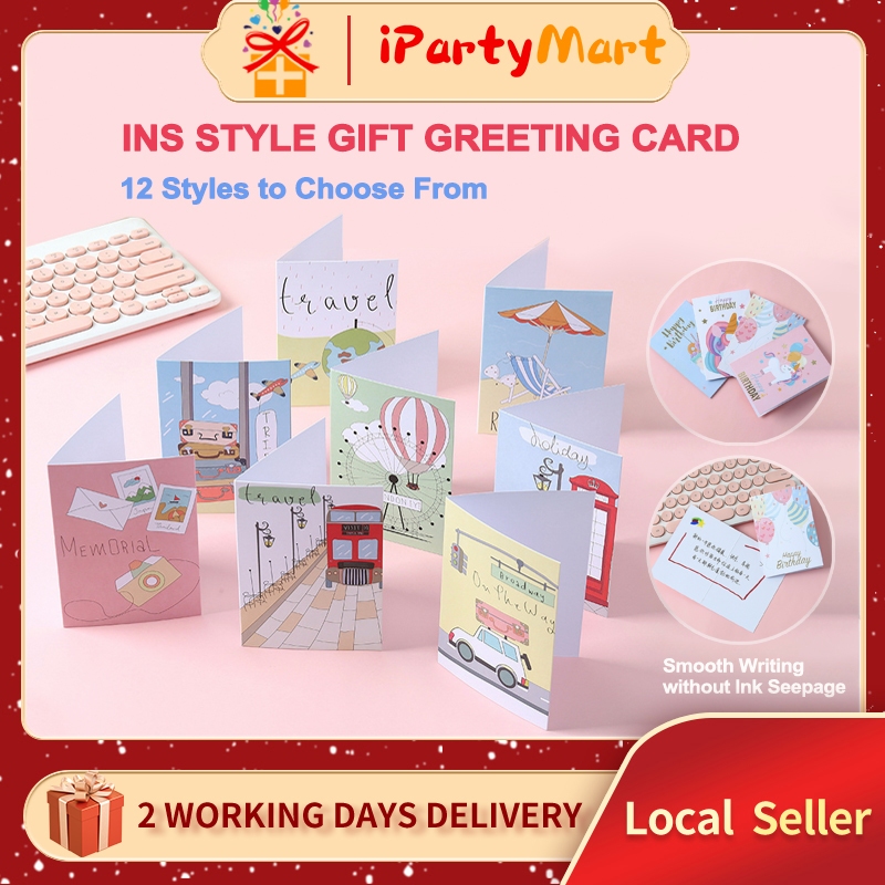 [SG]Gift Greeting Card | for Birthday Festival Mother Wife Girlfriend Valentine Gift Present-HOMA
