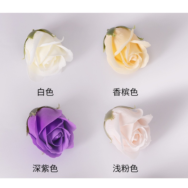 [SG] 3-Layer Thickened Rose Top Soap Flower for DIY, Artificial Flower as Gift Option for 520, Bday,-HOMA