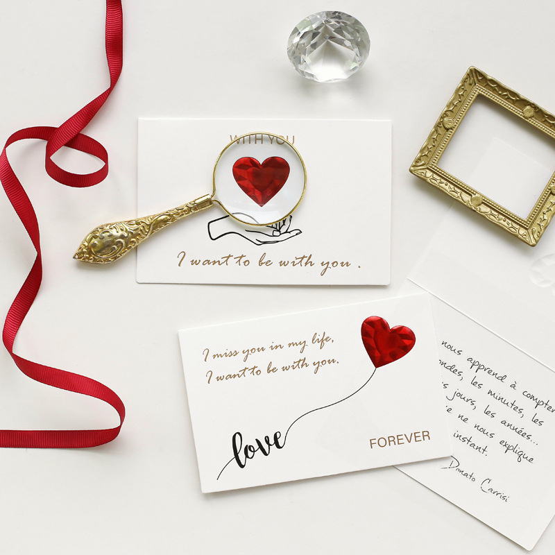 [SG] I LOVE YOU 3D Card Love Greeting Card for Birthday Festival Mother Wife Girlfriend Valentine-HOMA