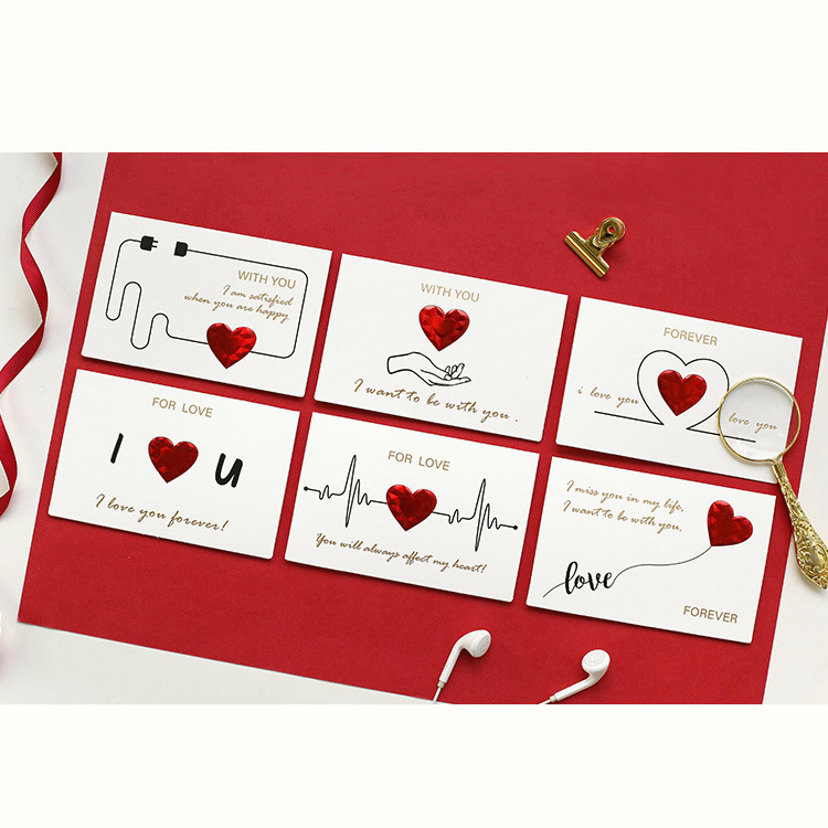 [SG] I LOVE YOU 3D Card Love Greeting Card for Birthday Festival Mother Wife Girlfriend Valentine-HOMA