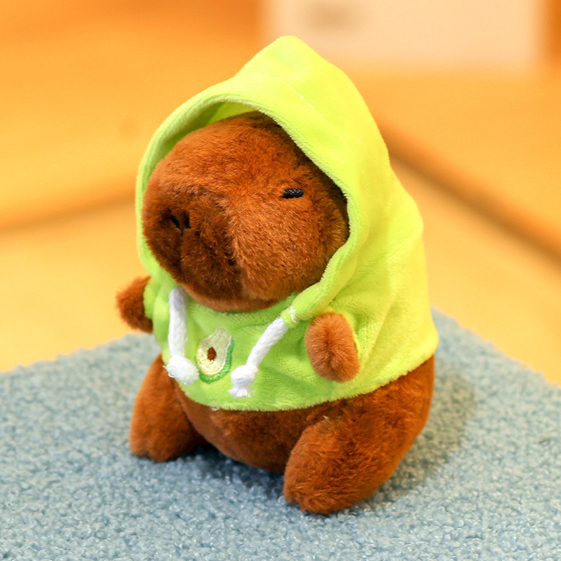 [SG]Cute Capybara Plush Keychain Capybara Pendant Squishy Toy Capybara Doll Cute Keychain 网红卡皮巴拉
