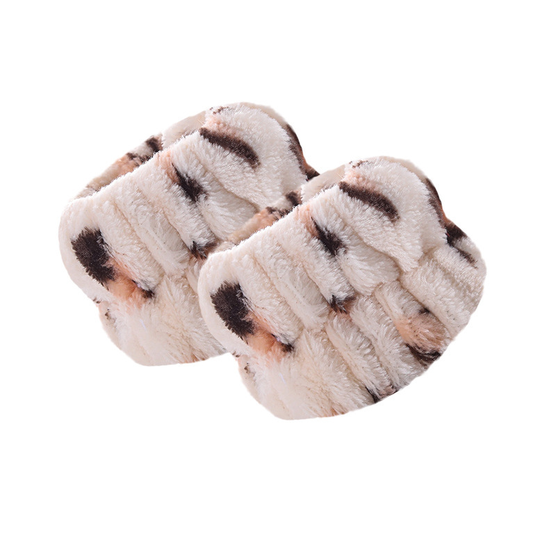 [SG] 1PCS Plush Pure Face Wash Wrist Band Sports Bracelet Band Sweat Absorbing Headband Wristband Waterproof Portable-HOMA