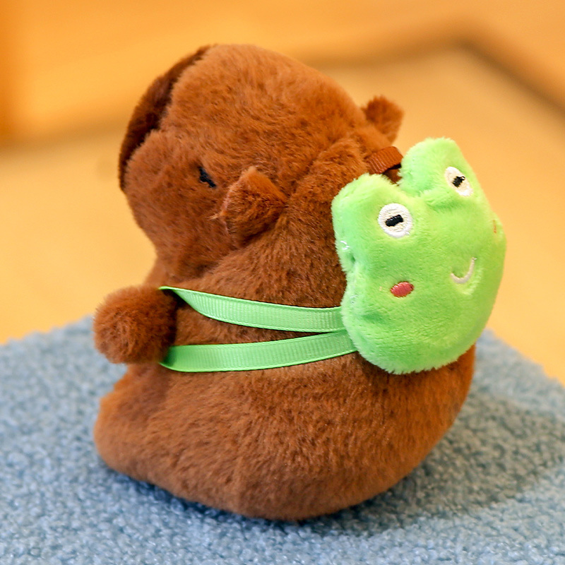 [SG]Cute Capybara Plush Keychain Capybara Pendant Squishy Toy Capybara Doll Cute Keychain 网红卡皮巴拉