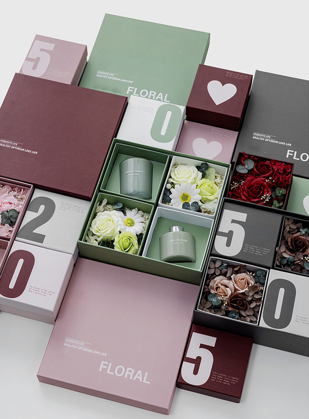 [SG] Romantic Gift Box Scented Candle Preserved Flowers Wax Tablets Candles Anniversary Birthday Mother's Day Girlfriend-HOMA