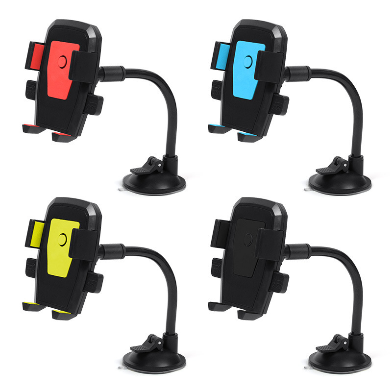 [SG] 360 Degree Car Mount Phone Holder Auto Lock Strong Suction Extendable for GPS Navigation Dashboard Windshield-HOMA