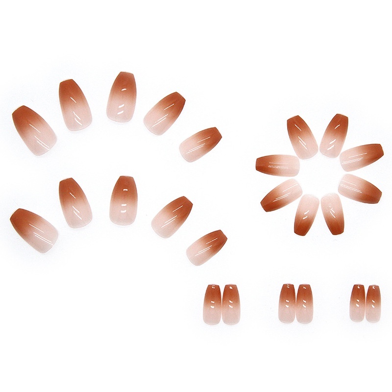 [SG]Gradient French Pink Design | Fashionable Sexy Cute Press On/Stick On Nails 24PCS-HOMA