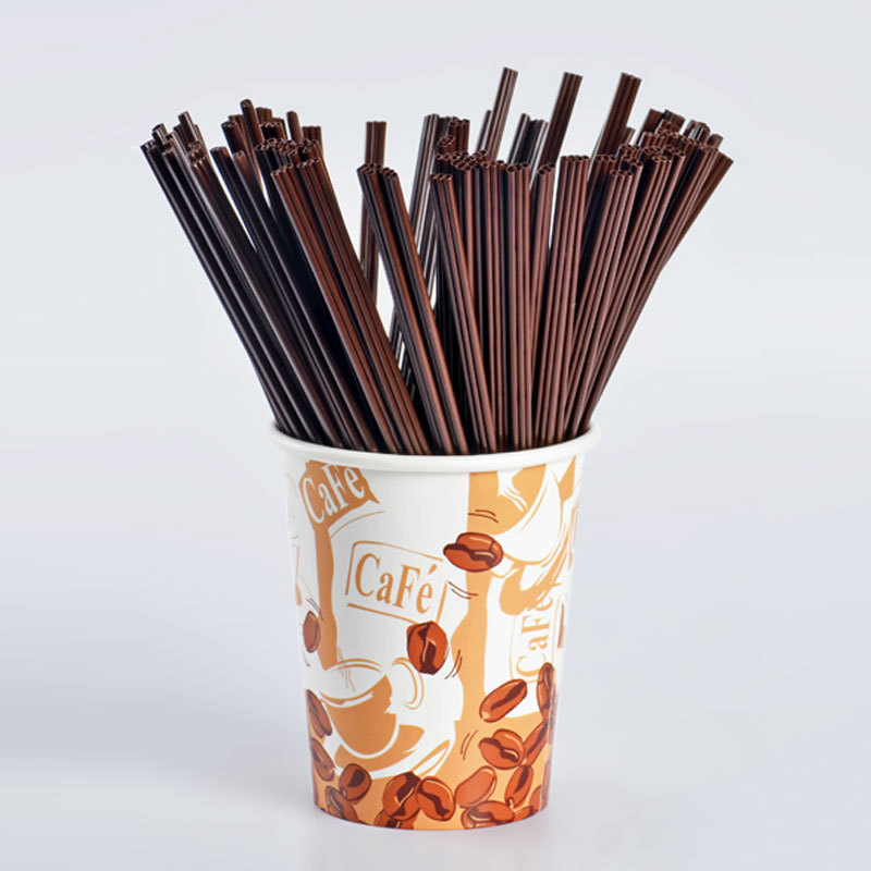 [SG] ☕🍵Disposable 3-Hole Coffee Straw Stirring Rod Blender Hot Drink Straw Coffee Tea Milk Milo