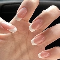 [SG]Classic French Fashionable Sexy Cute Press On/Stick On Nails 24PCS-HOMA