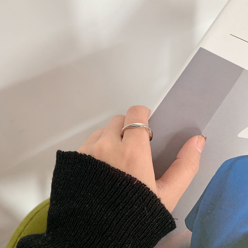 [SG] Open Adjustable Copper Plating Ring with Dimond/Zircon Mother's Day Korean Normcore for Birthday Gift Anniversary-HOMA