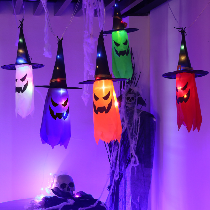 [SG]Halloween LED Night String Light Set Ghost Party Decor Supplies Hanging Halloween fairy light-HOMA