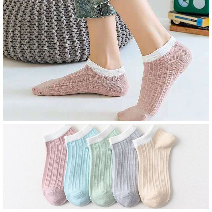 [SG] Low Cut Ins Ankle Boat Socks Mother's Day Cute Korean Japan Breathable Polyester Cotton Single