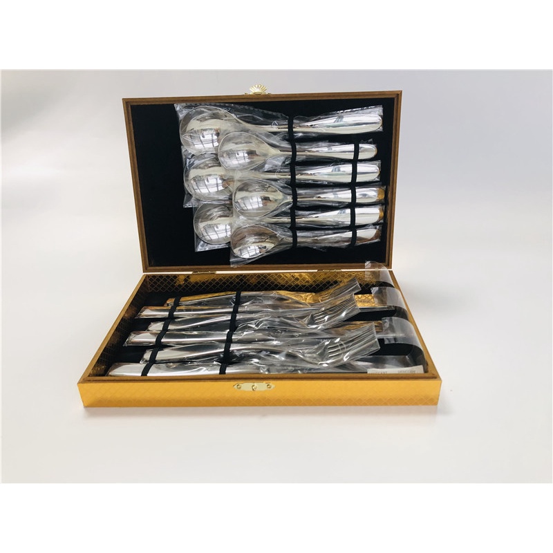 [SG] With Gift Box Durable Stainless Steel Flatware Set For Family Home 12 Pcs Knife, Fork for 3 pax, Tablespoon, Teaspoon-HOMA