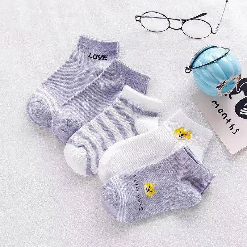 [SG] Low Cut Ins Ankle Boat Socks Mother's Day Cute Korean Japan Breathable Polyester Cotton Single