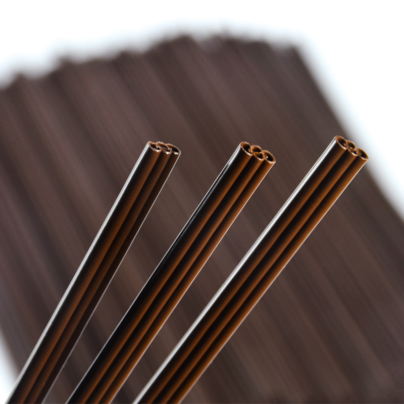 [SG] ☕🍵Disposable 3-Hole Coffee Straw Stirring Rod Blender Hot Drink Straw Coffee Tea Milk Milo