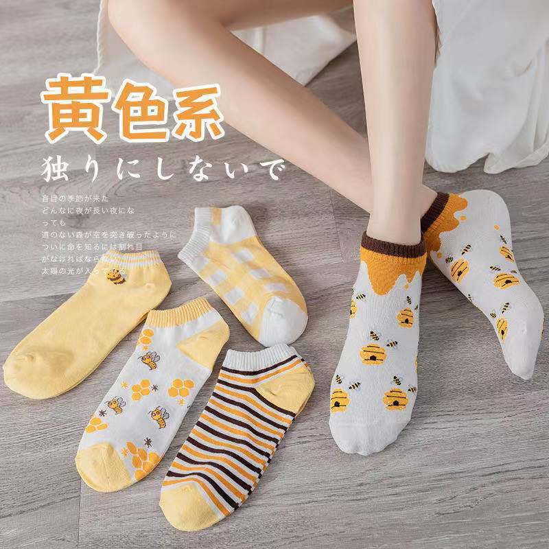 [SG] Low Cut Ins Ankle Boat Socks Mother's Day Cute Korean Japan Breathable Polyester Cotton Single