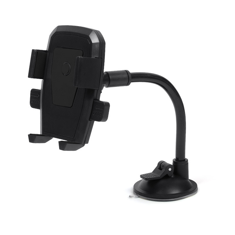 [SG] 360 Degree Car Mount Phone Holder Auto Lock Strong Suction Extendable for GPS Navigation Dashboard Windshield-HOMA