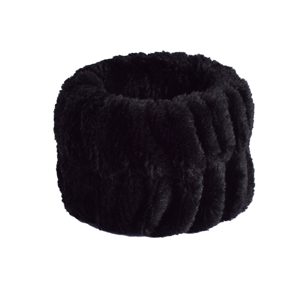 [SG] 1PCS Plush Pure Face Wash Wrist Band Sports Bracelet Band Sweat Absorbing Headband Wristband Waterproof Portable-HOMA