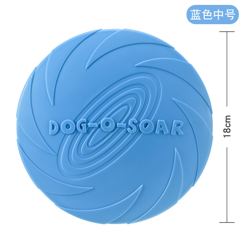 [SG TOYS] Premium Quality Dog Frisbee Pets Flying Disc DOG-O-SOAR Bite Resistant Floatable Pets Training Tool-HOMA