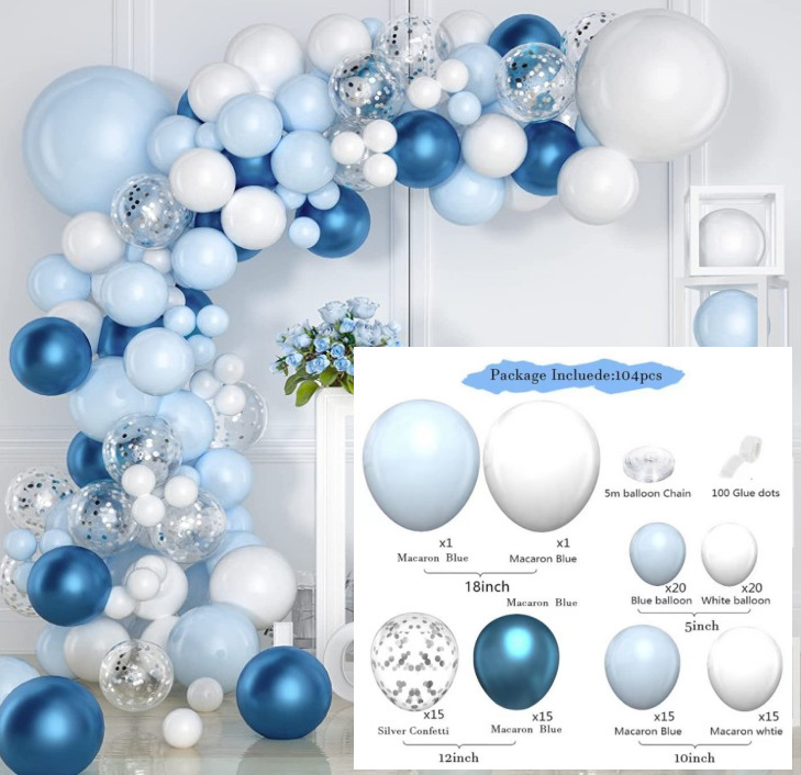 [SG]Romantic Macaron Balloon Set for LOVE Wedding Birthday Theme Party Balloon Chain Arch ROM-HOMA