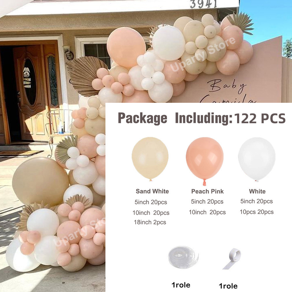 [SG]Romantic Macaron Balloon Set for LOVE Wedding Birthday Theme Party Balloon Chain Arch ROM-HOMA