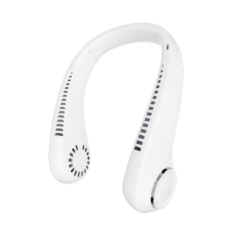 [SG] Rechargable Leafless Mini Neck Fan Mother's Day USB Portable Outdoor Cooling Travel Sports Fast Cooling Wearable-HOMA